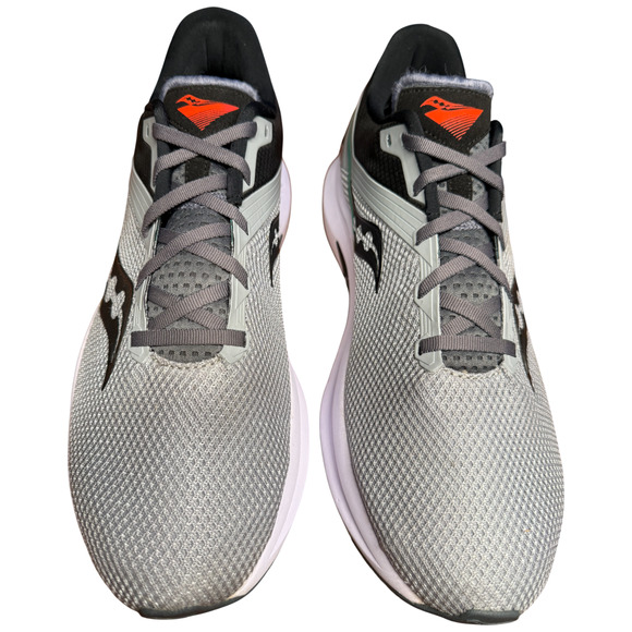 SAUCONY Axon Men's 13 Road Running Shoes Alloy Black Grey Sneakers Comfort - Picture 7 of 16